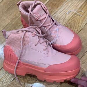 UGG Pink Ankle Boots.